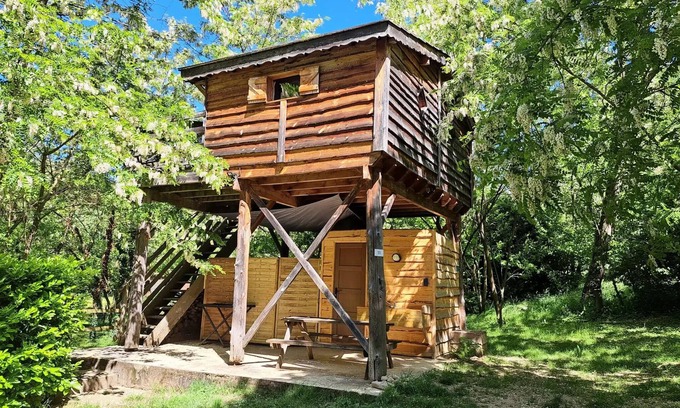 Arlebosc House | Campsite Ushuaia Villages Le Viaduc * - Cabana perched 4 persons