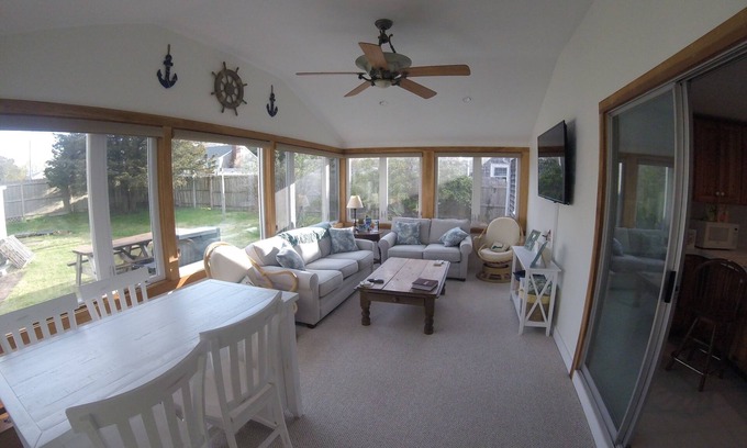 Dennis Port House | Cape Cod summer home, less than a mile to the beach, lots of space inside & out