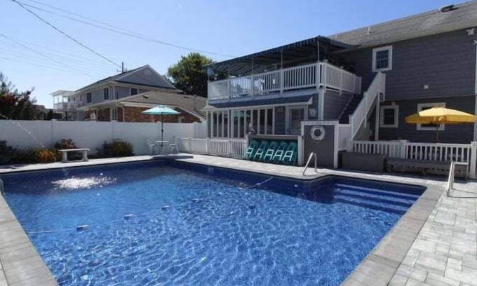 Point Pleasant Beach House | CAR405 | Exclusive South End, 5BR 3ba Home, 9 Tags to Private Beach, Pool!