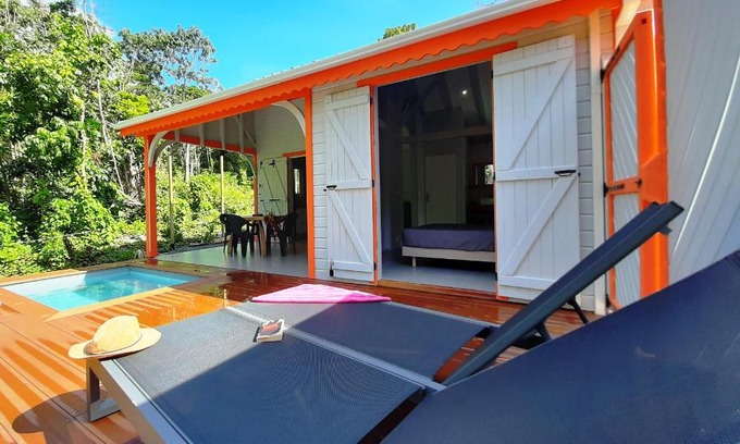 Cafeiere House | Caraïbes Cottages Corail piscine privée a 900m de la plage de Grande Anse