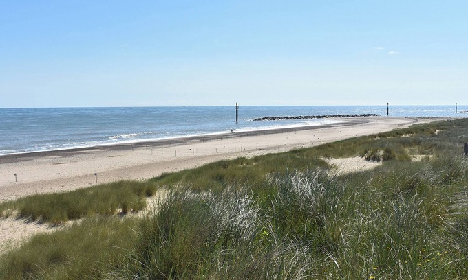 Irstead House | Caravan with one double, twin bedroom and a bunk room.