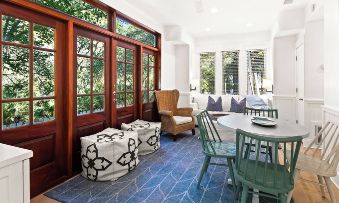 Seaside House | Carriage House Next to Heated Pool. With Full Kitchen, Laundry, and 2 Full Baths