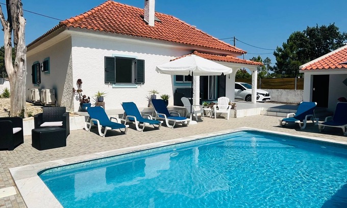 Castelo House | Casa Aljo - Maison Avec Piscine Près des Plages