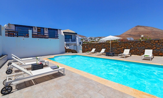 Tias House | Casa Buena : Luxury House With Huge Private Biological Salt Water Heated Pool