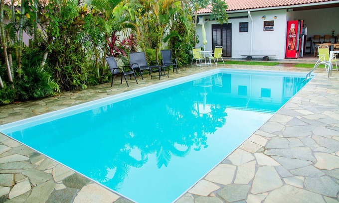 Morada da Praia House | Casa c Piscina e Churrasq na Praia da Boracéia/SP