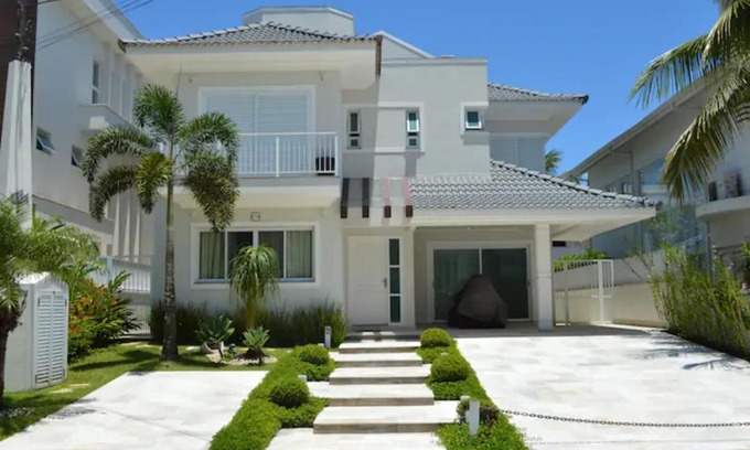 Vista Linda House | Casa Condomínio Fechado Hanga Roa Bertioga