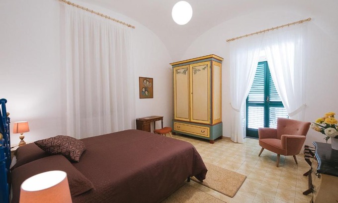 Sant'Agnello Apartment | Casa De Angelis Orange & Blue