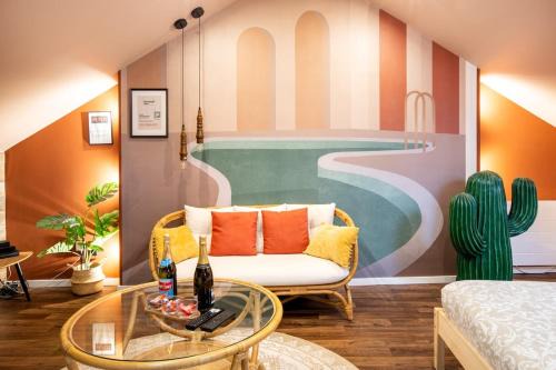 Mulhouse Apartment | Casa del Sol - Jacuzzi & Boho Elegance