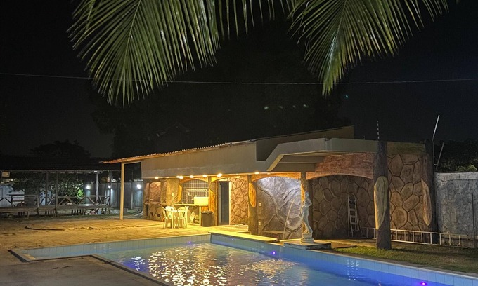 Belem House | Casa Grande Murubira - Swimming pool, barbecue, bikes and volleyball/football arena