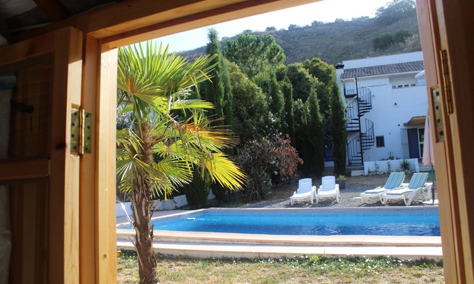 Almedinilla Bed & Breakfast | Casa La Nuez B&B, yurt, spacious bathrooms, free WiFi, terrace, pool, garden