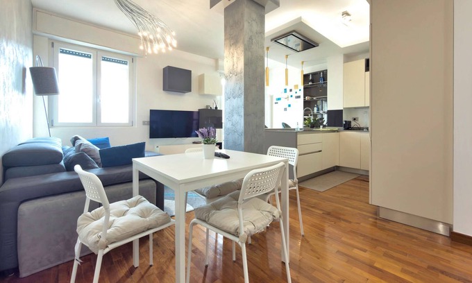 Casoretto Apartment | Casa Laura, dreamy terrace and modern style