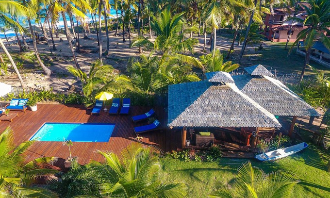 Barra Grande House | Casa Linda, sea front of Taipus de Fora beach, Marau