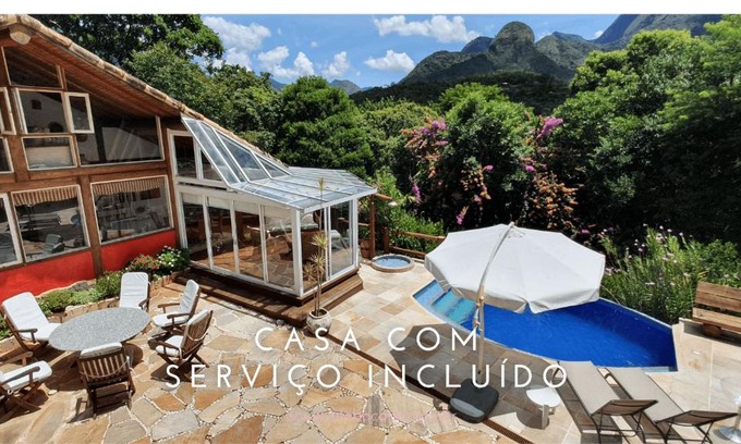 Araras House | Casa Maria Comprida, serviço incluído, linda vista