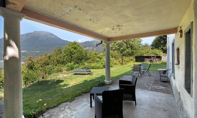 Bene Lario Apartment | Casale La Selva Cottage Piccolo with Garden, Shared Pool, and Wi-Fi