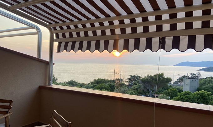 Castiglioncello Apartment | Casamare37 lovely studio apartment with terrace in residence with swimming pool