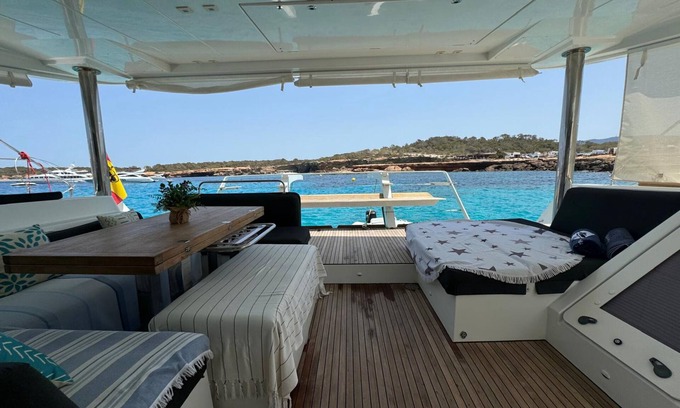San Miguel de Abona Boat Rental | 'Catamarán Last Call' with Sea View, Private Terrace and Wi-Fi