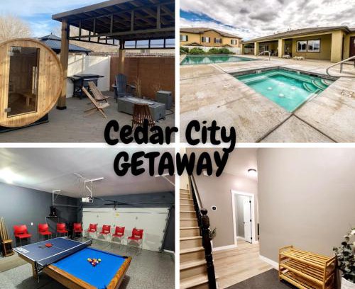 Cedar City House | Cedar Getaway - Hot Tub, Private Sauna, Pool-Pong!