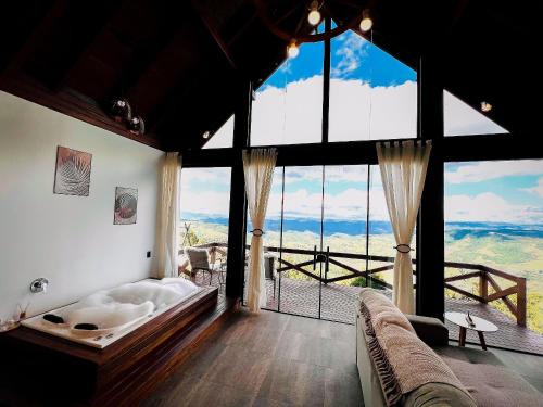 Rancho Queimado House | Chalé Entre as Nuvens - Rancho Queimado - SC