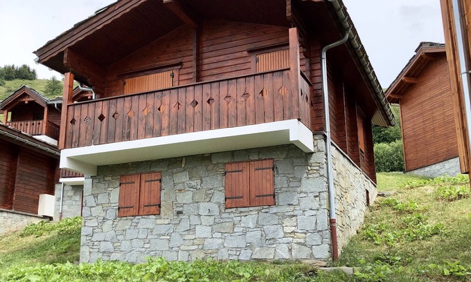 Valmeinier Ski Chalet | Chalet 10 people at the foot of the slopes - Swimming pool