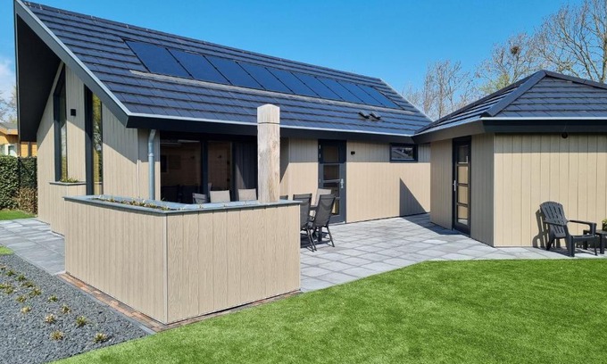 Sint-Annaland Ski Chalet | Chalet aan de Oosterschelde met Airconditioning!