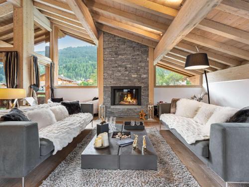 Le Praz Ski Chalet | Chalet d'Exception avec Piscine, Sauna et Hammam à Courchevel - FR-1-568-6
