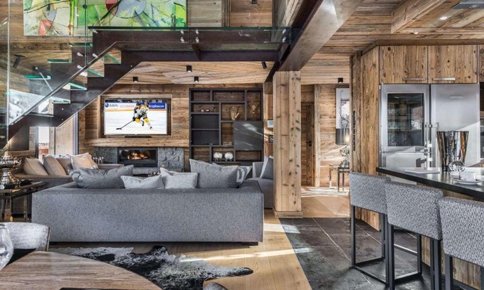 Megeve Ski Chalet | Chalet de luxe avec jacuzzi, salle cinéma et piscine au centre de Megève - FR-1-569-10