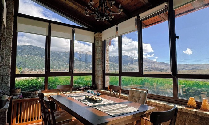 Arachova Ski Chalet | Chalet Panorama -Three Level Escape in Parnassos