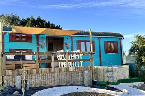 New Golden Mile Ski Chalet | Chalet Sleeps 2 - Pool Balcony Mountain Views