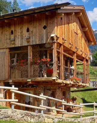 Pecol Apartment | Chalet-Tabià al Sol montagna Dolomiti Pecol