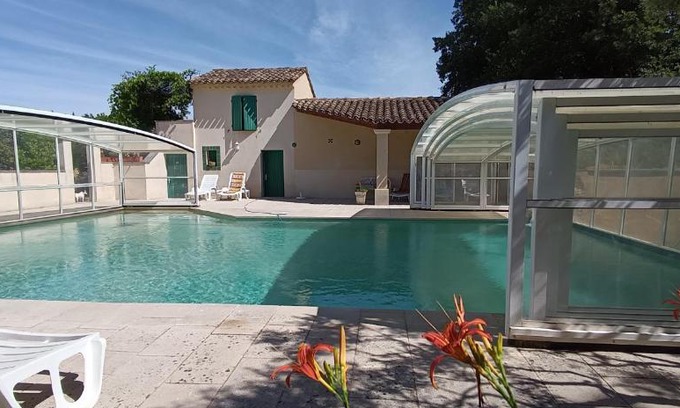 Saint-Romain-en-Viennois House | Chambre d'hôtes indépendante avec piscine proche de Vaison-la-Romaine