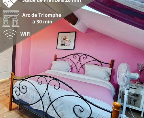 Stains Apartment | Chambre privée dans logement partagé, Pinky Elisabeth cozy Paris & Stade de France