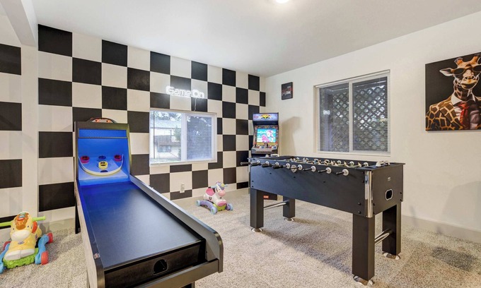 West Colorado Springs Apartment | Champion Court! Family Escape w Epic Game Room
