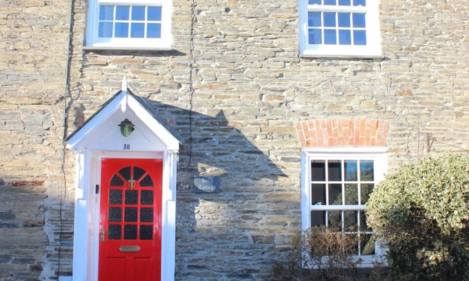 Treator House | Character Cottage in Old Part of Padstow with private garden and parking
