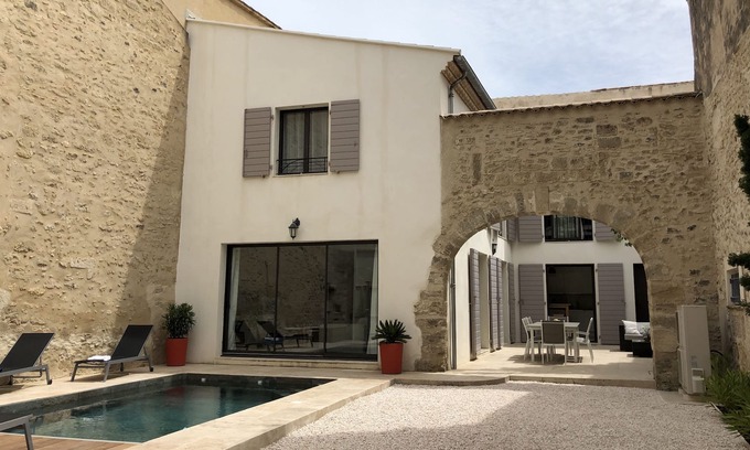 Pezenas House | Character villa (Tourism 4*)with swimming pool historic center of Pézenas