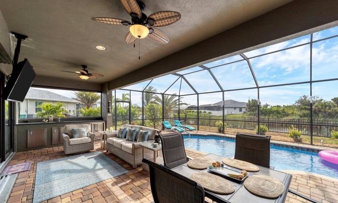 South Gulf Cove House | Charlotte County 5882: Relaxing Poolside Retreat