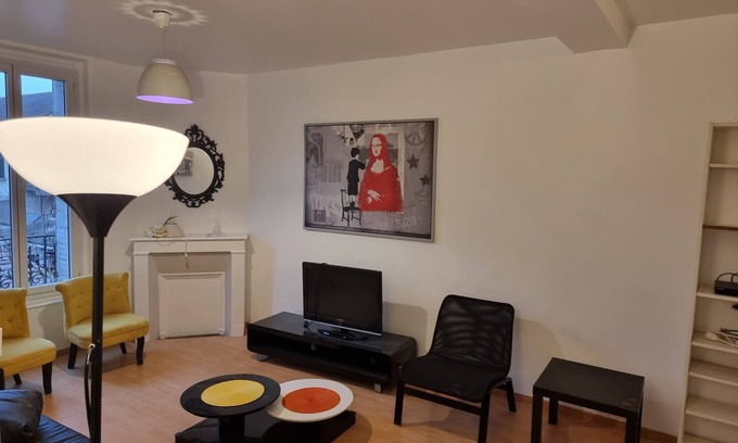 Bondy Apartment | Charmant 3 Pièces, Calme, au Centre Ville. Proche Paris et Stade de France