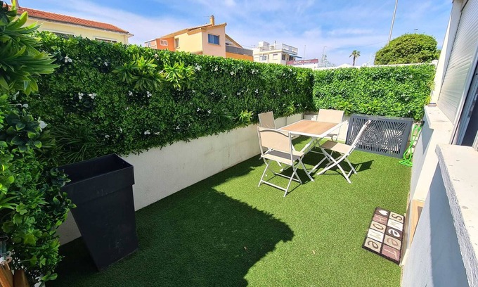 Palavas-les-Flots Apartment | Charmant Appart.t3 de 45m2 en rez de Jardin à Deux Minutes à Pied de la Plage !