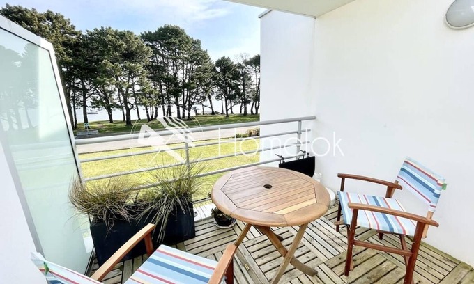Larmor-Plage Apartment | Charmant T2 Top Cosy Face à la rade