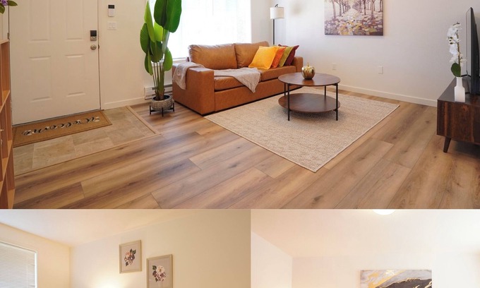 Everett House | Charming 2B1B 1 King 1Queen#Remodeled#Wifi#Parking