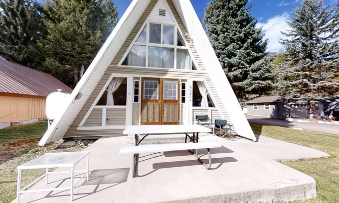 Joseph Cabin | Charming A-Frame w/Mountain Views, Patio & Great Yard - Close to the Lake