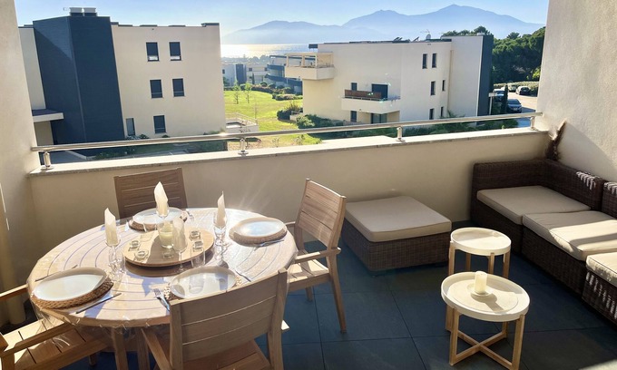 Grosseto-Prugna Apartment | Charming apartment overlooking the Gulf of Ajaccio!