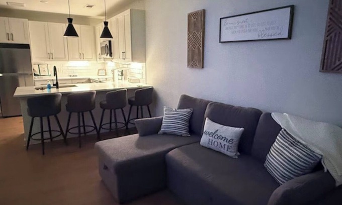 Pflugerville Apartment | Charming apartment with lake view.