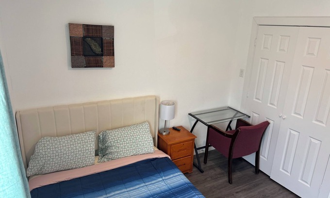 Northside House | Charming bedroom in a 3-bed house in peaceful Houston with AC