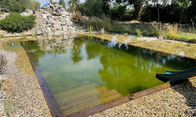 Teloche Cottage | Charming cottage near Le Mans with natural pool