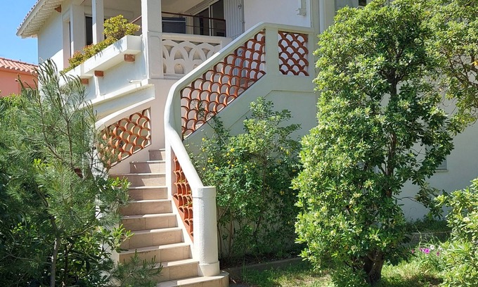 Plage d'Argeles Villa | Charming detached villa 20m from the beach with large terrace and sea view
