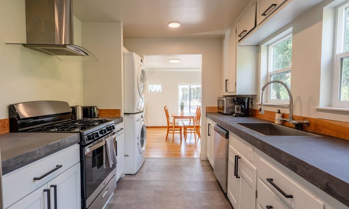 Downtown House | Charming downtown cottage by bike trail + river + coffee bar