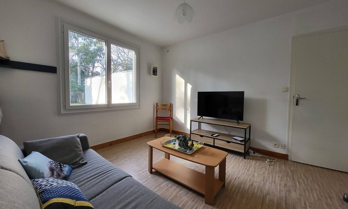 Saint-Brevin-les-Pins House | Charming Cottage Near Quiet Beach, Garden & Terraces, Close to Amenities