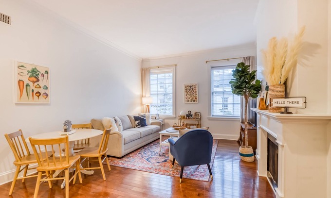 Historic District - North Condo | Charming, historic condo w/a full kitchen, free WiFi, & central A/C