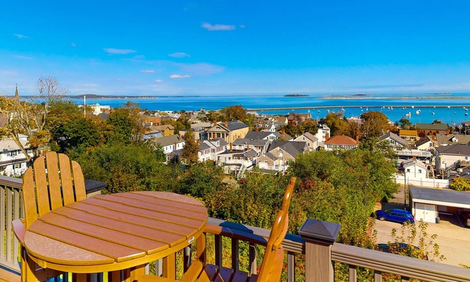 Plymouth House | Charming & historical waterfront retreat with patio, W/D, & amazing balcony view