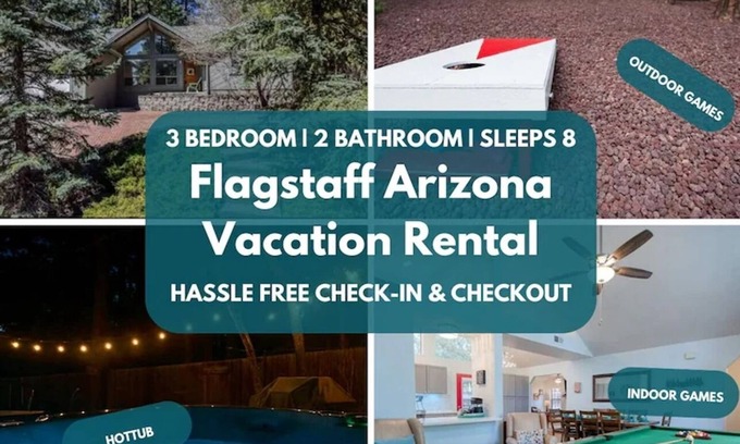 Flagstaff House | Charming home with hot tub! Cozy, pet-friendly retreat near hiking trails & downtown fun!